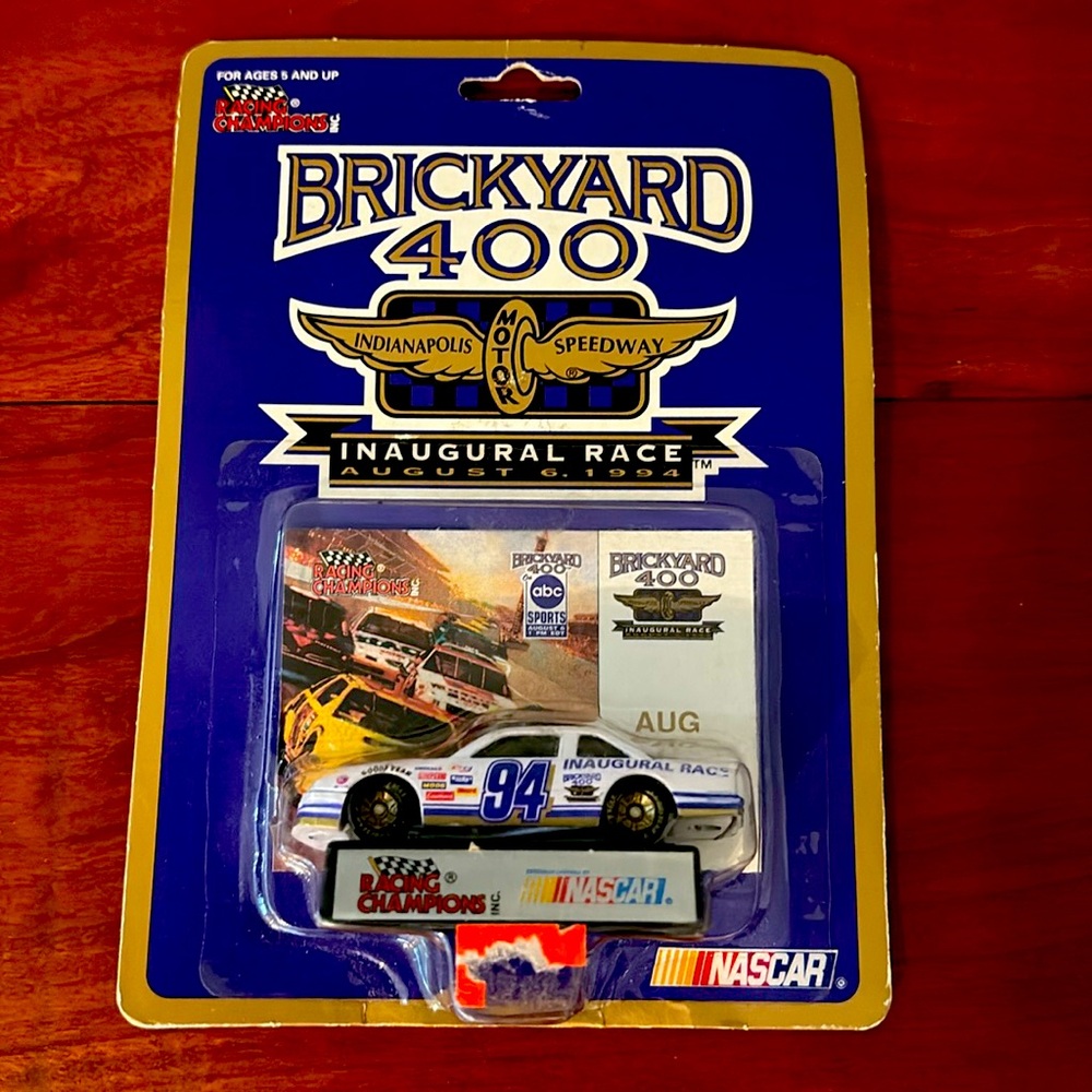FREE WITH BUNDLE OF 2+  1994 Brickyard 400 Inaugural Bill Elliott #94 NASCAR